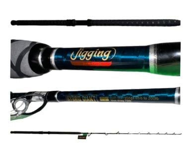 Jigging World Black Giant Rods 1.78 cm 65 lb- 200 lb Kamış