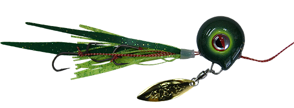 Kanji Risky Tairis 150 Gr Tai Rubber Slider Jig #06 KABURA GREEN GLOW