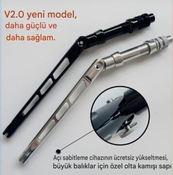 HB Custom Horizon Bluefin Ayarlanabilir Eğri Boyun Bent Butt Kamış Sapı