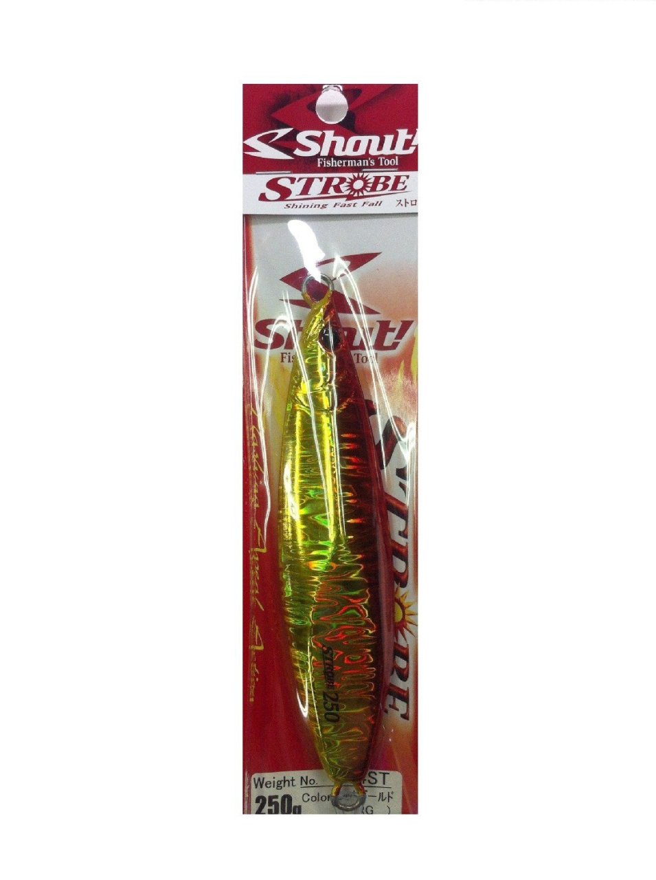 Shout Strobo Metal Jig 250gr RG