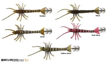 Savagear TPE Shrimp Egi Jig Kalamar Zokası