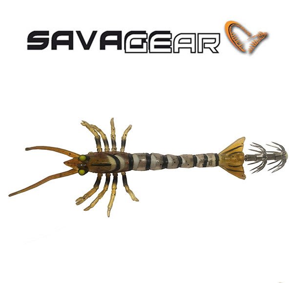 Savagear TPE Shrimp Egi Jig Kalamar Zokası 03-Sand