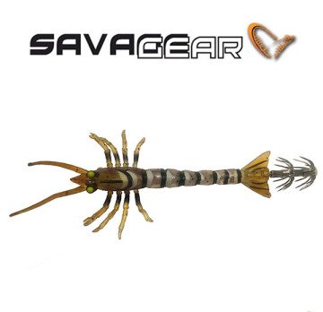 Savagear TPE Shrimp Egi Jig Kalamar Zokası 03-Sand