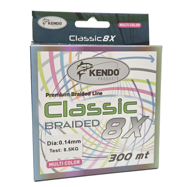 Kendo Classic 8X 300m Multicolor Örgü İp