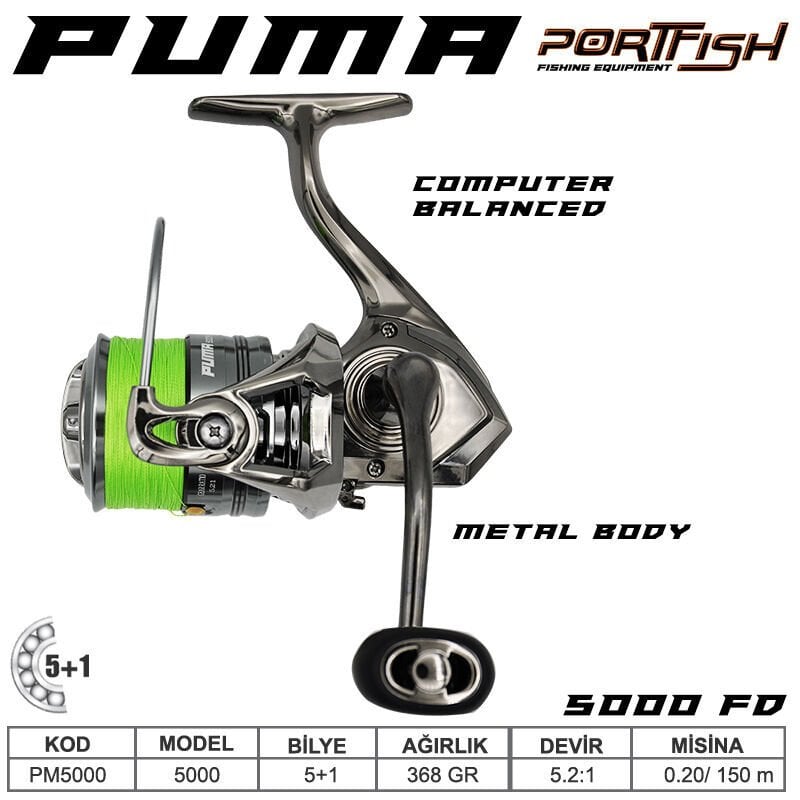 Portfish Puma 5000 Olta Makinası
