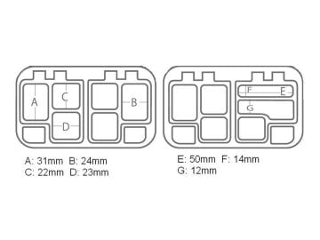 Meiho PRO SPRING CASE CB-440 Malzeme Kutusu