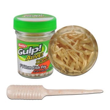 Berkley Gulp Alive Fish Fry 2 cm  Kavanoz Luma Glow