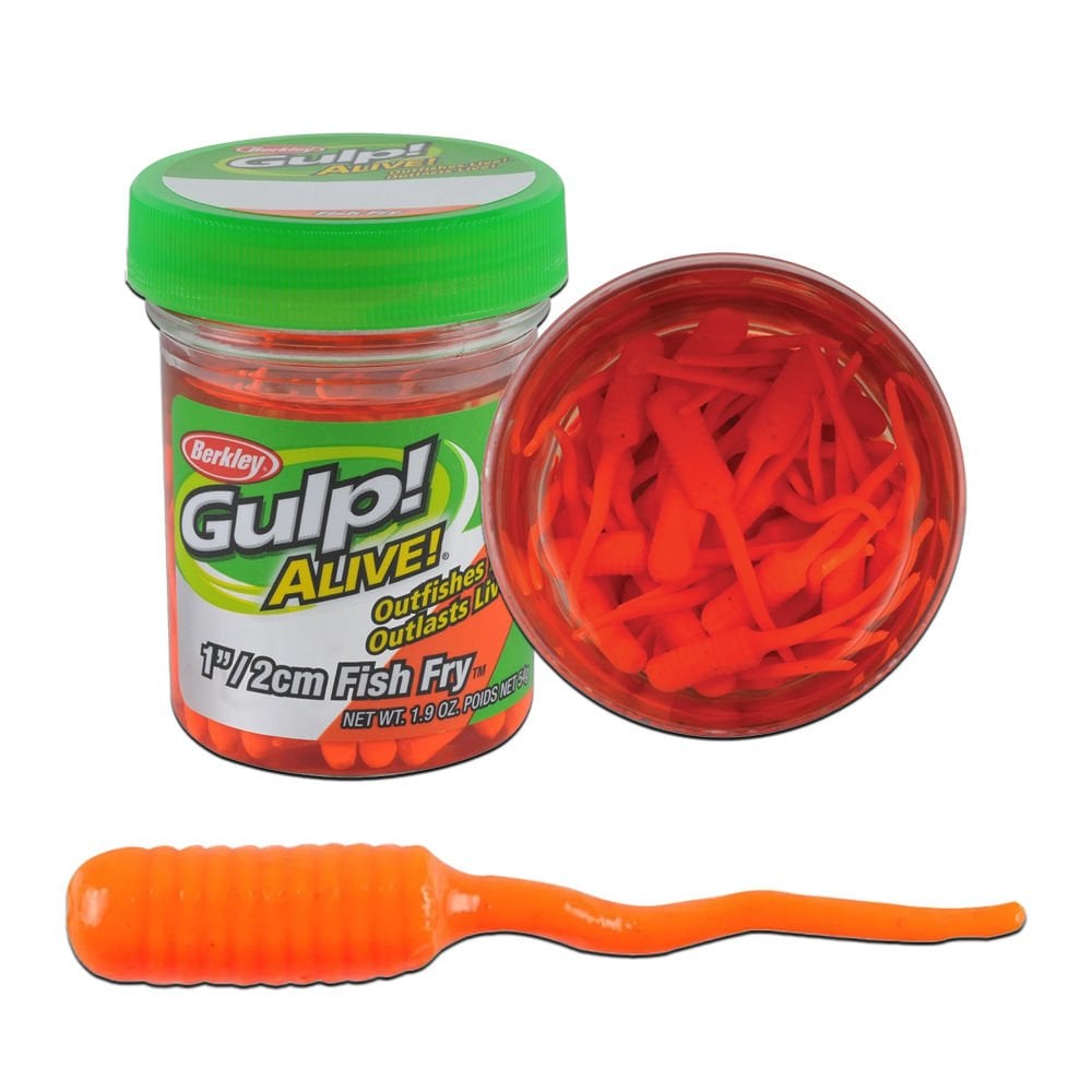Berkley Gulp Alive Fish Fry 2 cm  Kavanoz FLUORESCENT ORANGE