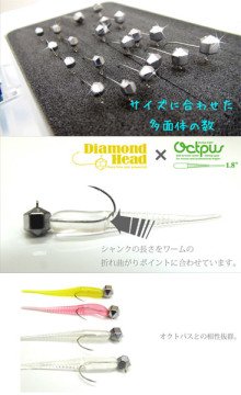 Thirty Four Diamond Jig Head Lrf iğnesi 1 gr