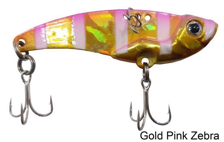 Savagear 3D Minnow Vibrasyon Blade 5.5cm 14,5gr Gold Pink Zebra