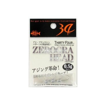 Thirty Four Zerogra Head Lrf Jighead 0.9 gr