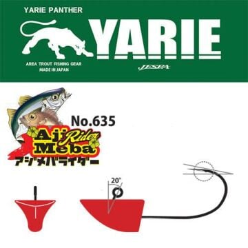 Yarie NO.634 Ajimeba Rider Jighead 1.5 gr #8 Numara İğne