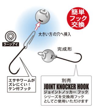 Gamakatsu Joint Knocker Single Orange Lrf Jig Head 3gr #10