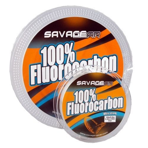 Savage gear 100 % Fluoro Carbon 20 mt 0.70 mm 50lb 22.7kg Fluorocarbon Misina
