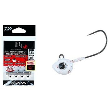 Daiwa Gekkabijin SW Light Jig Head SS Red Glow 2 gr #10