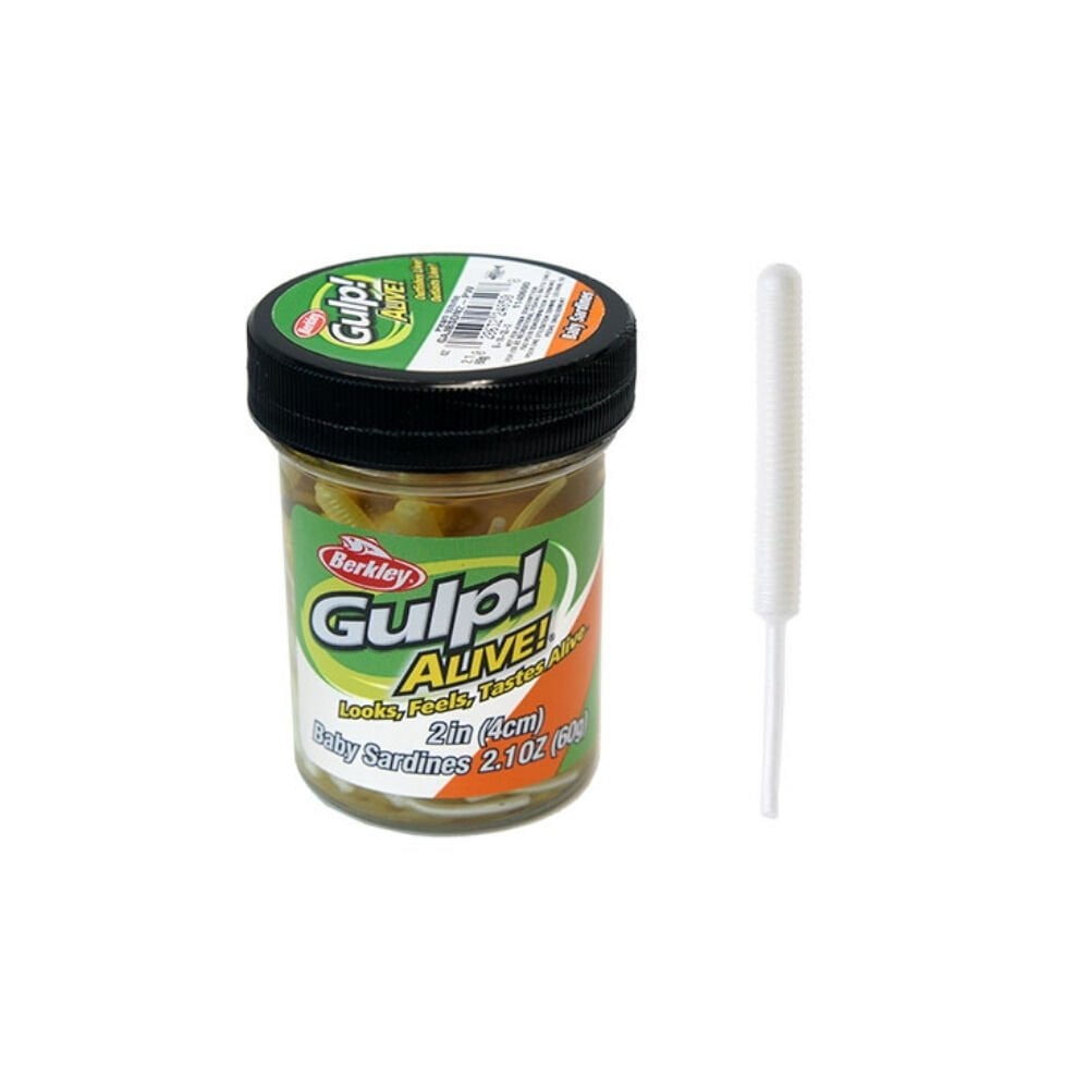 Berkley Alive Baby Sardine 2inç Lrf Silikonu PEARL WHİTE