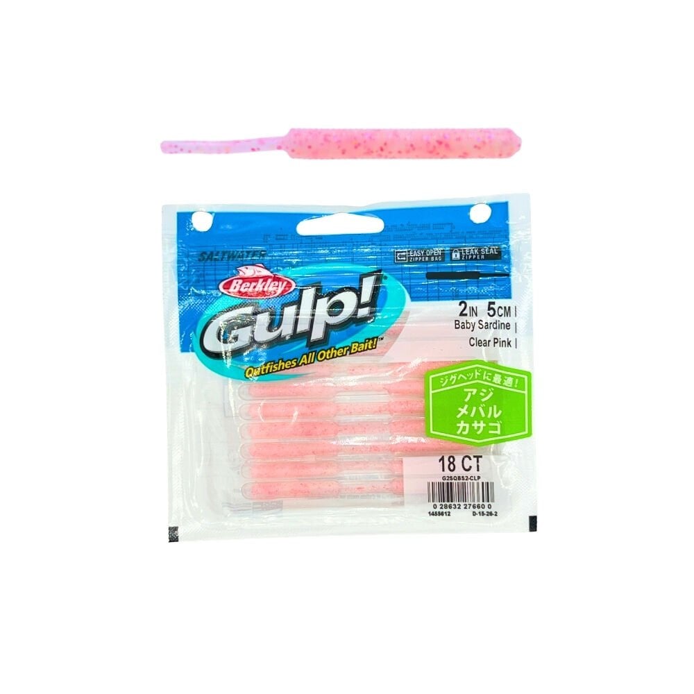 Berkley SW Baby Sardine 2inç Lrf Silikonu CLEAR PİNK