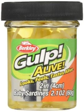 Berkley Alive Baby Sardine 2inç Lrf Silikonu Glow