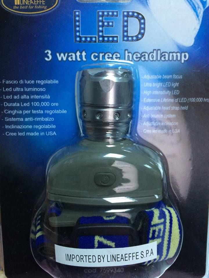 LineaEffe Lambada 3 Watt Cree Led Kafa Lambası