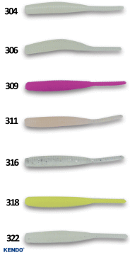 Kendo Mebaru Aji Worm 1.5 inch LRF Silikonu