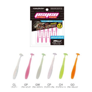 Pro Marine Mebazuki Worm 1.5 inch Lrf Silikonu CL