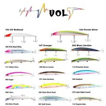 Fujin Volt VL125S 14gr 12.5cm Slow Sinking Maket Balık