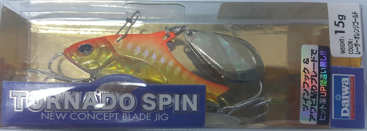 Daiwa Tornado Spin Metal Sahte Yem Orange