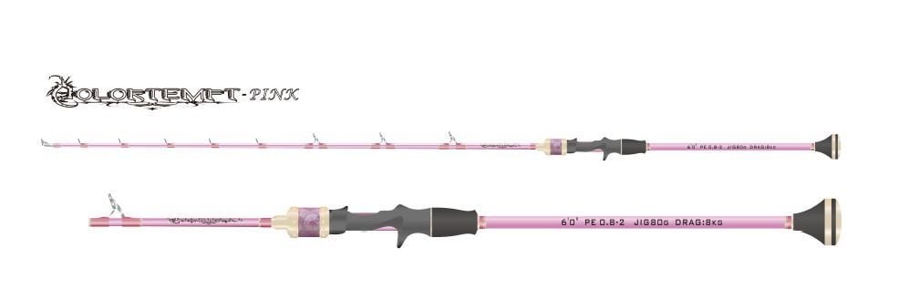 Truscend Colortempt Tetikli Slow Jig Kamışı 150 Gr Pink