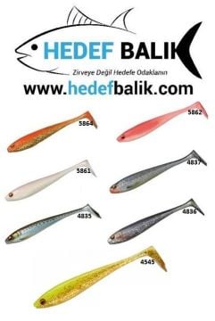 Daiwa Duck Fin Shad 5'' 12 cm Silikon Yem