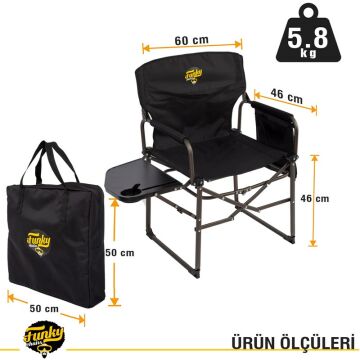 FUNKY CHAIRS Extra Katlanabilir XL Kamp Koltuğu