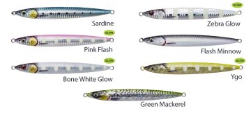 Savage gear 3D Slim Jig Minnow 60 gr 12.5 cm Suni Yem Bone White Glow