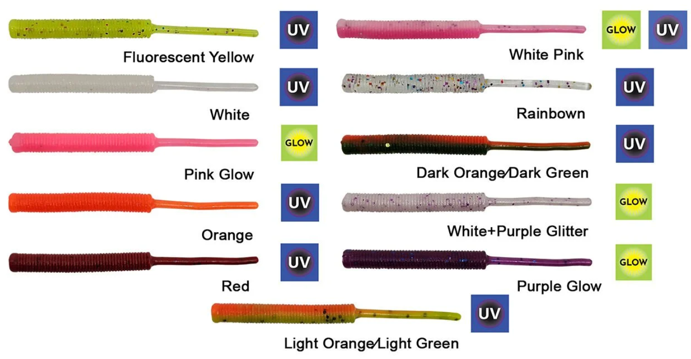 Kendo Fire Worm Lrf Silikonu 5cm 18 Adet