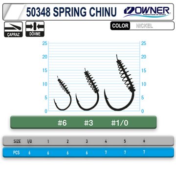 Owner 50348 Spring Chinu Nickel İğne 1