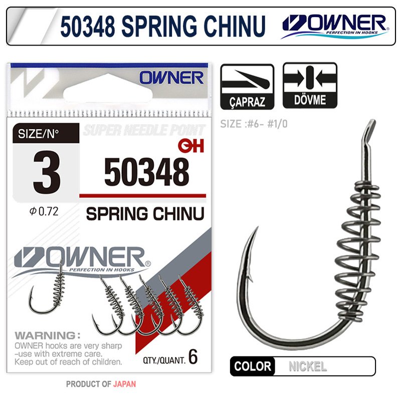 Owner 50348 Spring Chinu Nickel İğne 1