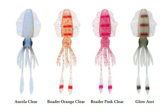 Prox Viceo Real Bait Squid Silikon Kalamar 4 inç