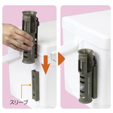 Prox Turn Lock Rod Holster Askılı Kamış Taşıma Aparatı Mavi