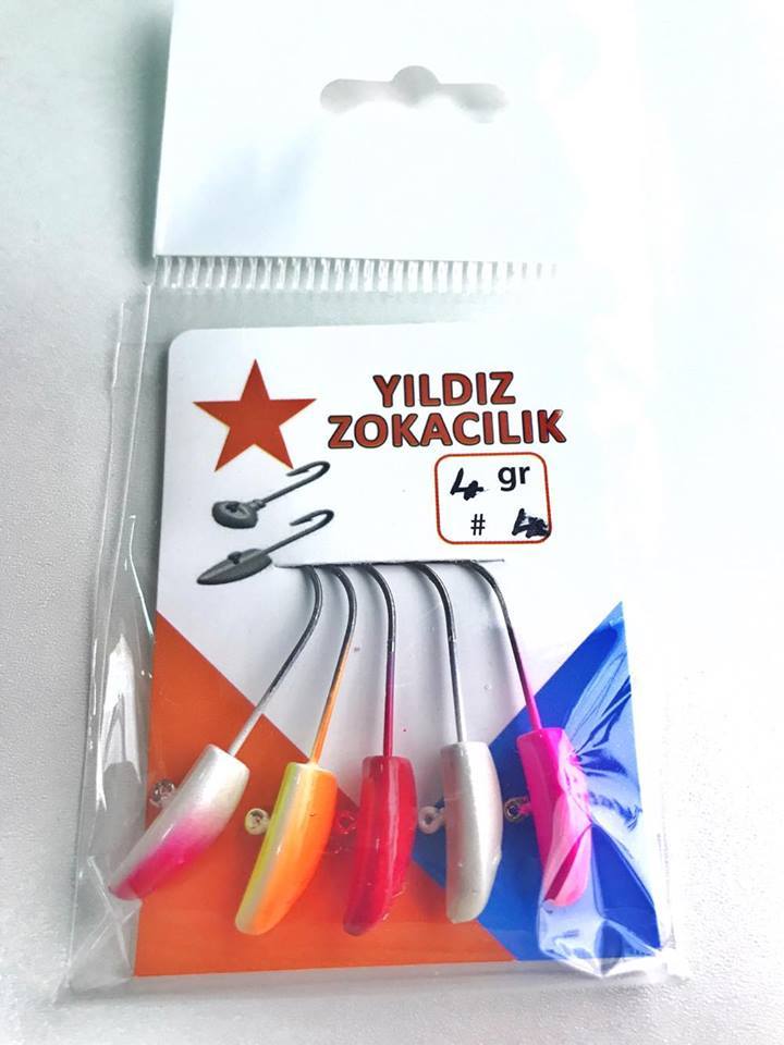 Yıldız Zoka Kayık Tipi Renkli Jighead