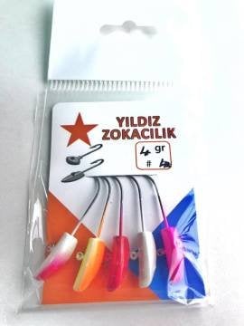 Yıldız Zoka Kayık Tipi Renkli Jighead