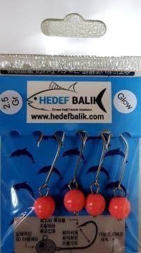 Hedef Balık Jig Kafa Hareketli İğneli Pembe Glow