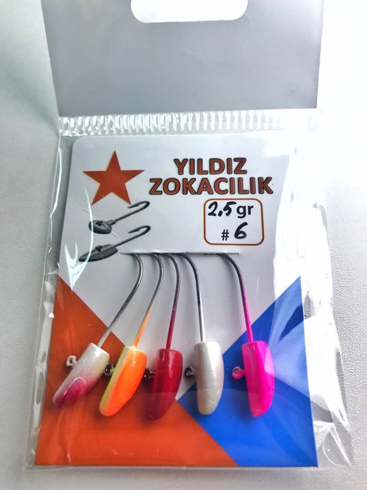 Yıldız Zoka Kayık Tipi Jighead 2.5gr-#6