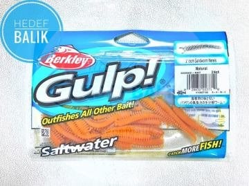 Berkley Gulp Saltwater Sandworm 2inç Lrf Silikonu 24 Adet NAT
