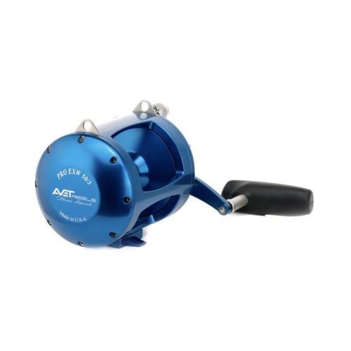 Avet Pro EXW50/3 Üç Vites Çıkrık Olta Makinesi Sağ Kol Blue