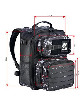 Fujin ProAji Back Pack Brown Camo Balıkçı Sırt Çantası