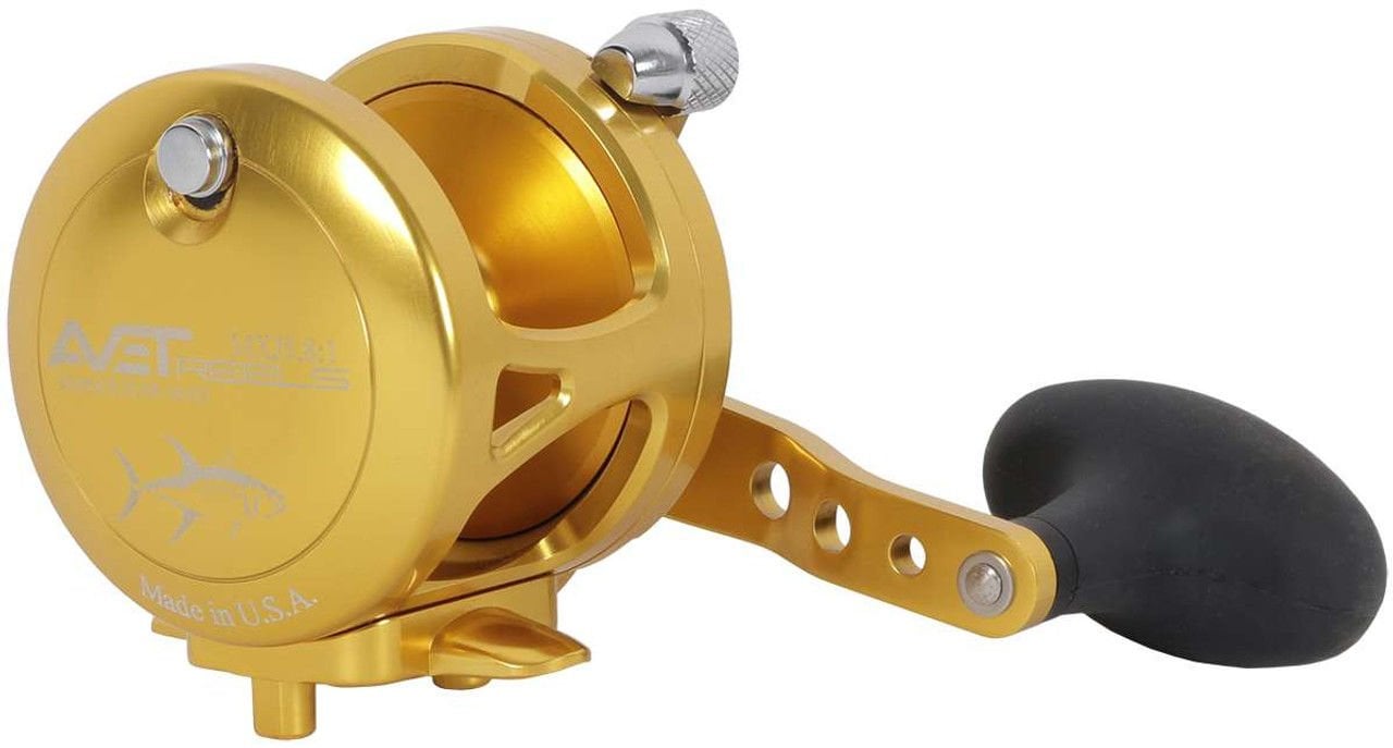 Avet MXJ 5.8 G2 With Glide Plate Sağ Kol Jigging Çıkrık Makine Gold