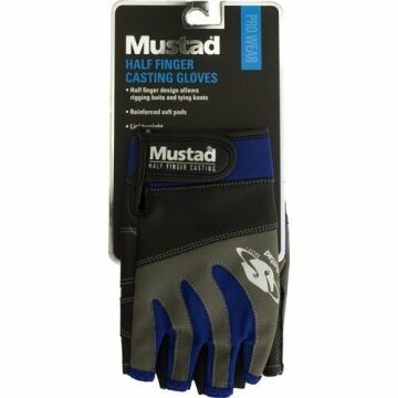 Mustad UV Korumalı Balıkçı Eldiveni L