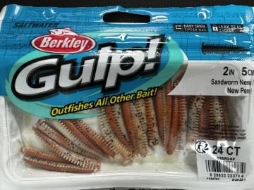 Berkley Gulp Saltwater Sandworm 2inç Lrf Silikonu 24 Adet NP