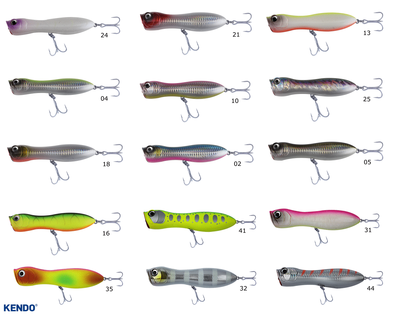 Kendo Tsubasa Poper 125mm 36g Suni Yem