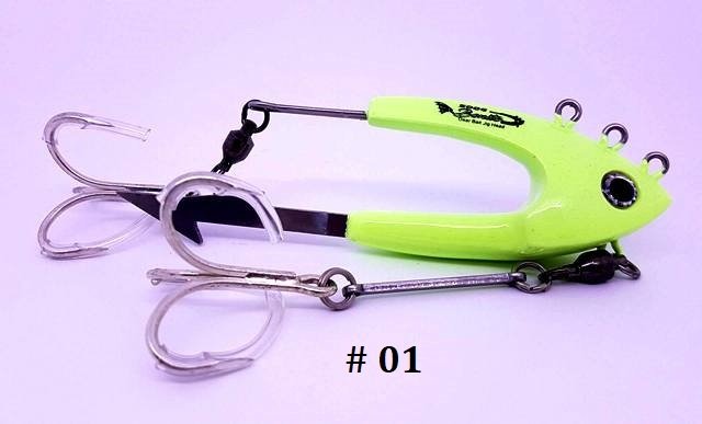 YENİ Bonito Jig Head GLOW Canlı Yem Daldırıcısı 350 Gr 01