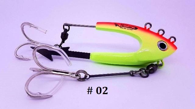 YENİ Bonito Jig Head GLOW Canlı Yem Daldırıcısı 350 Gr 02