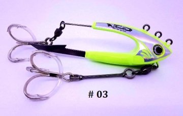 YENİ Bonito Jig Head GLOW Canlı Yem Daldırıcısı 350 Gr 03